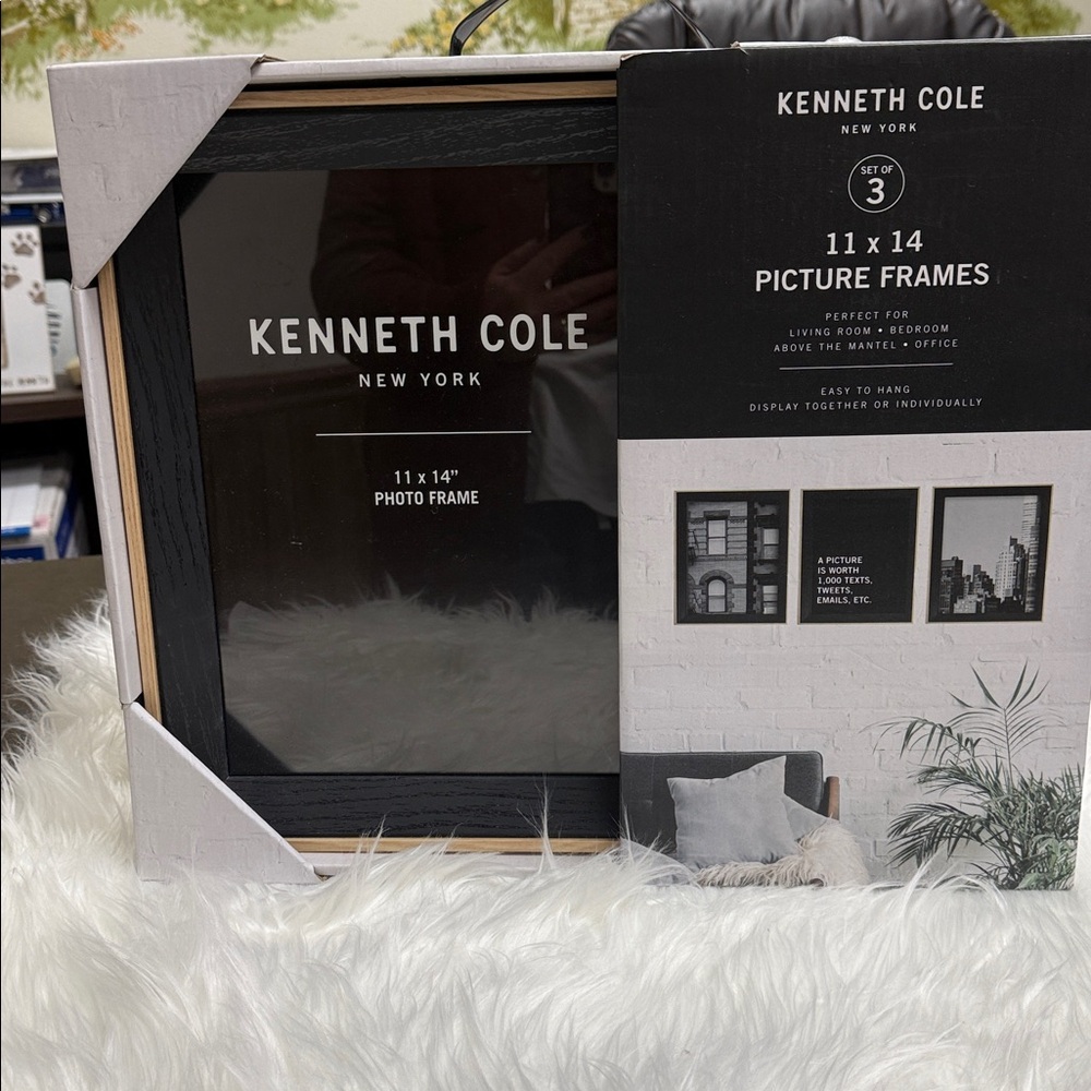 Kenneth Cole Sophisticated Black Picture Frame Set